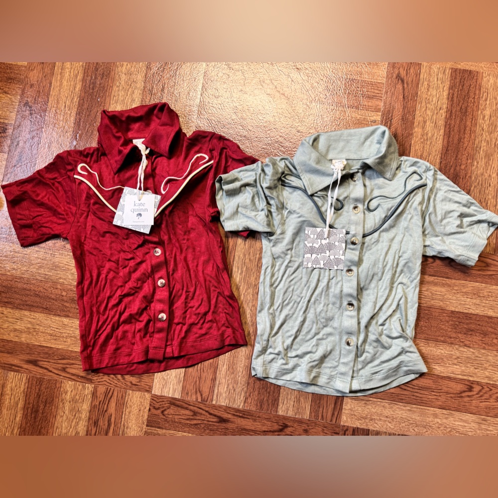 Kate Quinn soft western shirts size 3T